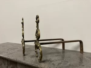 Set of Lion Andirons