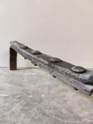 Antique Andiron / Fire Dogs, Decorative Base