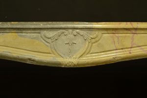 Antique Limestone Fireplace, 18th Century Louis XV, France