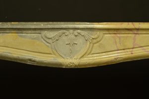 Antique Limestone Fireplace, 18th Century Louis XV, France