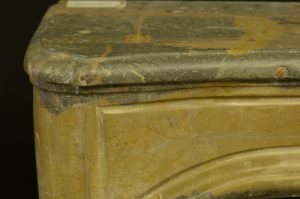 Antique Limestone Fireplace, 18th Century Louis XV, France