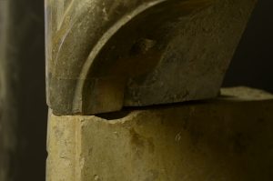 Antique Limestone Fireplace, 18th Century Louis XV, France