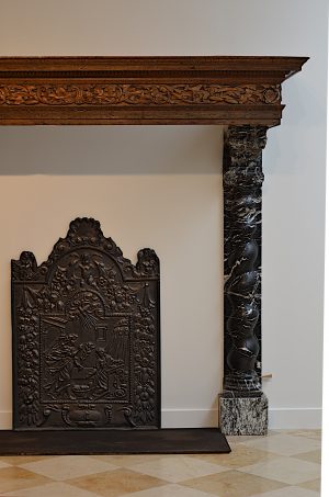 Unique 17th Century Baroque Dutch Fireplace