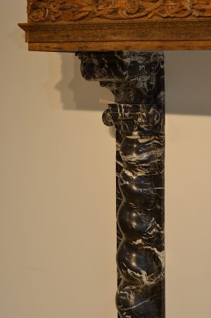 Unique 17th Century Baroque Dutch Fireplace