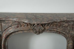 Stunning Rococo Style Fireplace Mantel
