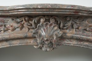 Stunning Rococo Style Fireplace Mantel