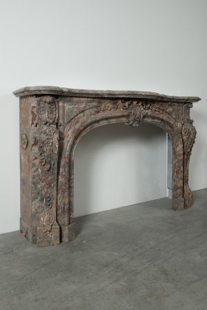 Stunning Rococo Style Fireplace Mantel