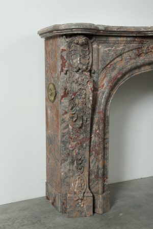 Stunning Rococo Style Fireplace Mantel