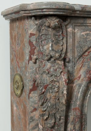 Stunning Rococo Style Fireplace Mantel