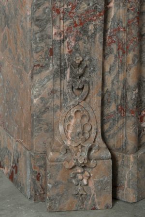 Stunning Rococo Style Fireplace Mantel