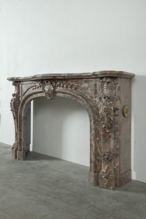 Stunning Rococo Style Fireplace Mantel