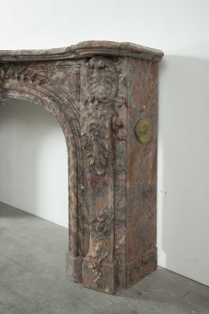 Stunning Rococo Style Fireplace Mantel