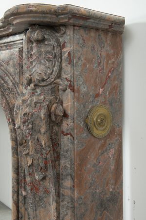 Stunning Rococo Style Fireplace Mantel