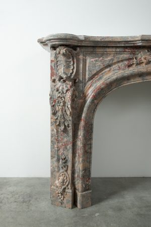 Stunning Rococo Style Fireplace Mantel