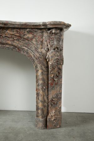 Stunning Rococo Style Fireplace Mantel