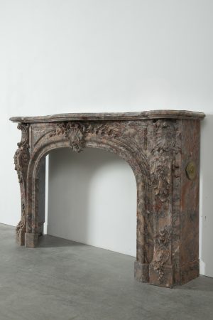 Stunning Rococo Style Fireplace Mantel