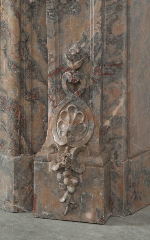 Stunning Rococo Style Fireplace Mantel