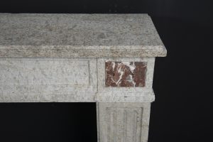 Large French Fireplace Mantel, Louis XVI Style