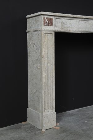 Large French Fireplace Mantel, Louis XVI Style