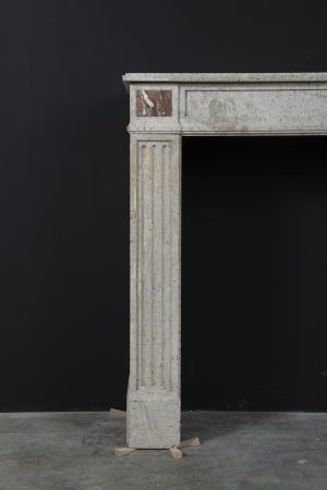 Large French Fireplace Mantel, Louis XVI Style