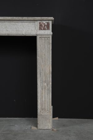 Large French Fireplace Mantel, Louis XVI Style