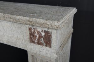 Large French Fireplace Mantel, Louis XVI Style
