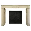 Louis XVI Fireplace Mantel in Limestone