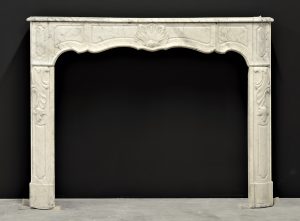 French Régence Fireplace Mantel, 18th Century