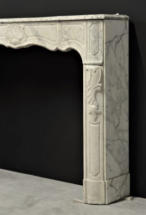 French Régence Fireplace Mantel, 18th Century