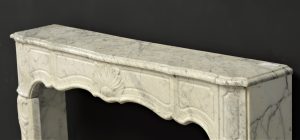 French Régence Fireplace Mantel, 18th Century