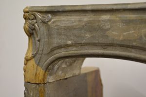 French Louis XV Fireplace Mantel