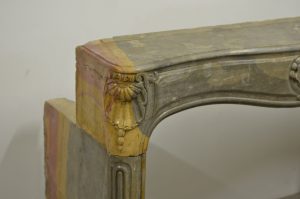French Louis XV Fireplace Mantel