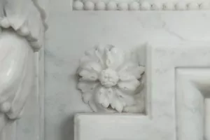 Superb Antique Fireplace Mantel in Louis XVI Style