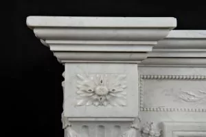 Superb Antique Fireplace Mantel in Louis XVI Style