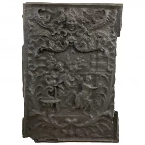 Amazingly Decorative Antique Fireback / Backsplash