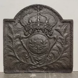 Antique Fireback / Backsplash, Coat of Arms House Bourbon