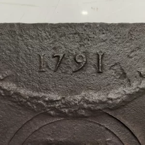 Antique Fireback / Backsplash, Dated 1791
