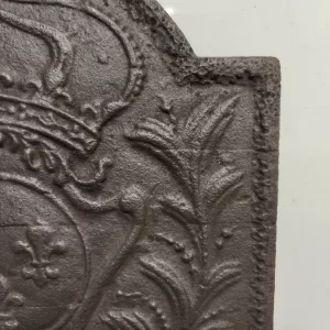 Antique Fireback / Backsplash, Coat of Arms House Bourbon