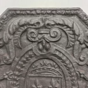 Antique Fireback / Backsplash, Coat of Arms Lions