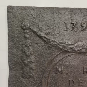 Antique Fireback / Backsplash, Dated 1791