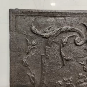 Antique Fireback / Backsplash, Vase with Flowers