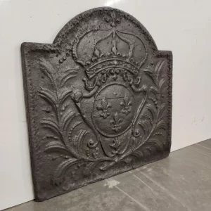Antique Fireback / Backsplash, Coat of Arms House Bourbon