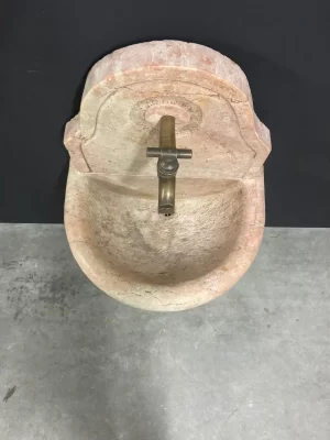 Pair of Antique Italian Marble Fountains