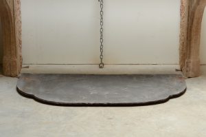 Seashell Decorated Antique  Fireplace Mantel