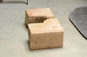 Seashell Decorated Antique  Fireplace Mantel