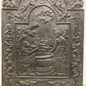 Tall Antique Fireback, The Well