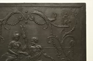 Antique Fireback/ Backsplash "Hercules and Omphale"