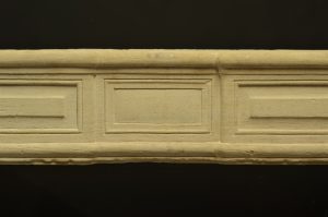 Antique Sandstone Fireplace Mantel, Louis XVI Style