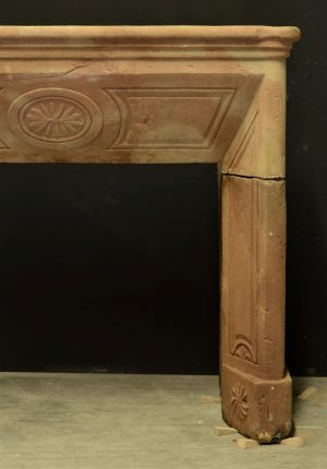 Antique French Fireplace in Sandstone
