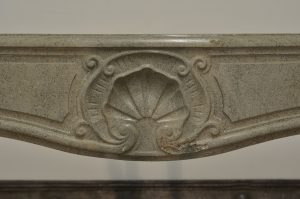 Grey Louis XV Fireplace